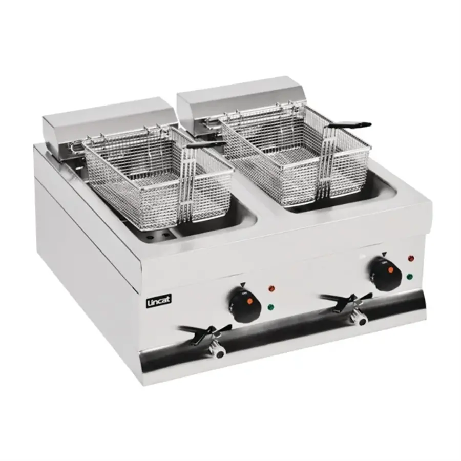 Silverlink 600 | Friteuse double avec égouttoir | 2 x 9 litres |