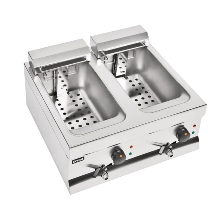 Silverlink 600 | Friteuse double avec égouttoir | 2 x 9 litres |