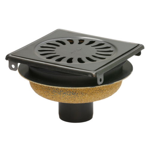  HorecaTraders Pistolet de vidange de douche en métal | acier inoxydable | ABS | 146 x 146 x 103 mm 