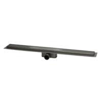 Douchgoot Gun Metal | RVS | ABS | 800 x 62 x 65 mm