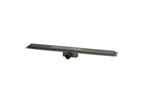  HorecaTraders Douchgoot Gun Metal | RVS | ABS | 800 x 62 x 65 mm 
