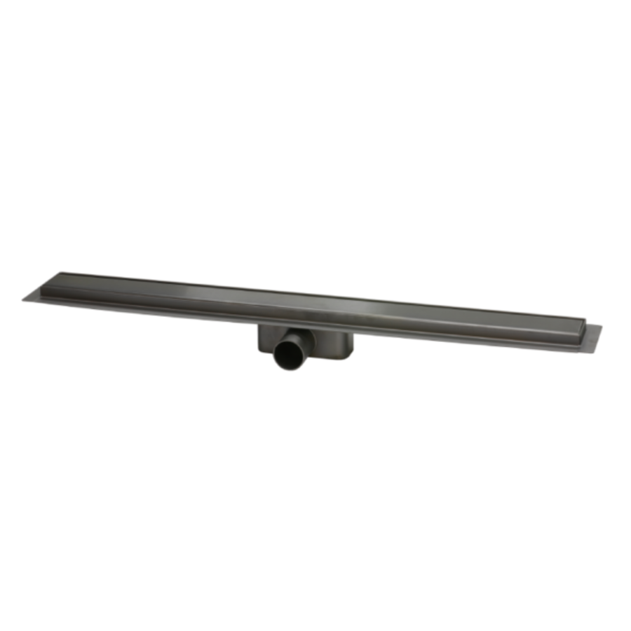 Douchgoot Gun Metal | RVS | ABS | 900 x 62 x 65 mm