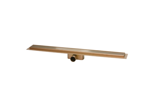  HorecaTraders Shower drain Rose Gold | Stainless steel |ABS | 900 x 62 x 65 mm 