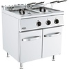 HorecaTraders BASE 700 | ELEKTRISCHE FRITTEUSE. 2 x 18 l | 800 x 700 x 900