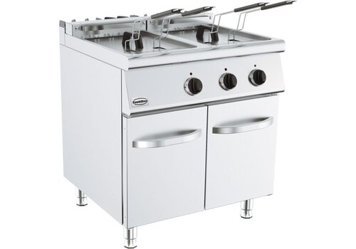  HorecaTraders BASE 700 | FRITEUSE EL. 2X18L |   800  x 700 x 900 