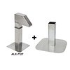 HorecaTraders Roof duct with adjustable base Roof duct with adjustable base | Aluminum | 450mm