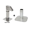 HorecaTraders Roof duct with adjustable base Roof duct with adjustable base | Aluminium | 450mm