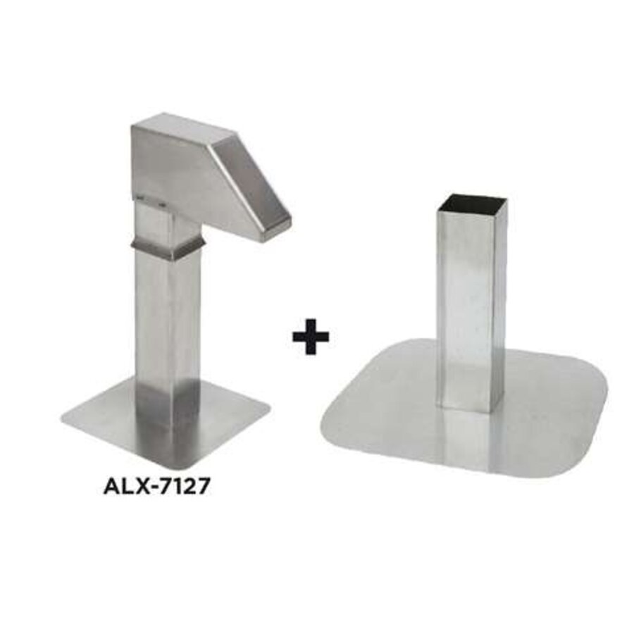 Conduit de toit avec base réglable Conduit de toit avec base réglable | Aluminium | 450 mm