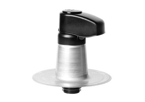  HorecaTraders Dachdurchführung | Aluminium | 60 mm – isoliert – wiederverschließbarer PP-Deckel 
