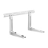 HorecaTraders Ms220 wall bracket lacquered + traverse 465x375x800mm - 70+70kg