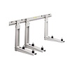 HorecaTraders Ms202 wall bracket lacquered + traverse 550x375x1200mm - 100+100kg