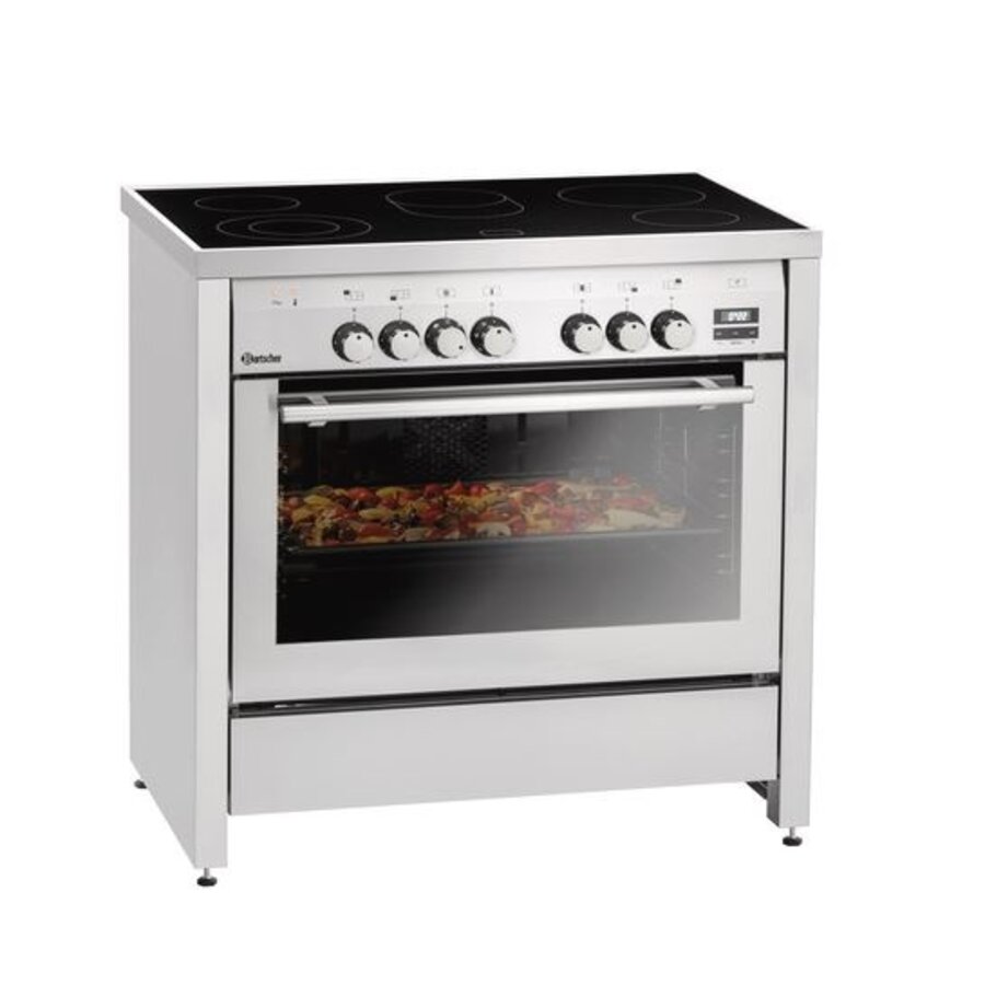 cuisinière en céramique avec four multifonctionnel | 5 zones
