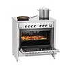 Bartscher ceramic stove with multifunctional oven | 5 zones