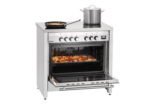  Bartscher cuisinière en céramique avec four multifonctionnel | 5 zones 