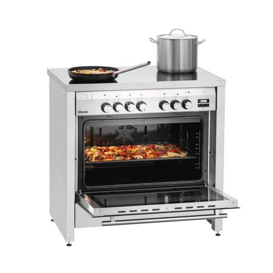 cuisinière en céramique avec four multifonctionnel | 5 zones