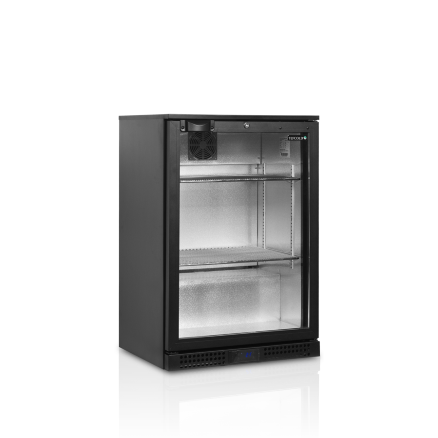 Bar fridge | Black | Adjustable shelves | Includes lock