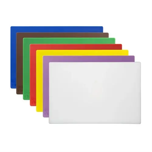  HorecaTraders Hygiplas Cutting Boards | 7 set | Plastic | 450(L)x300(W)x10(H)mm 