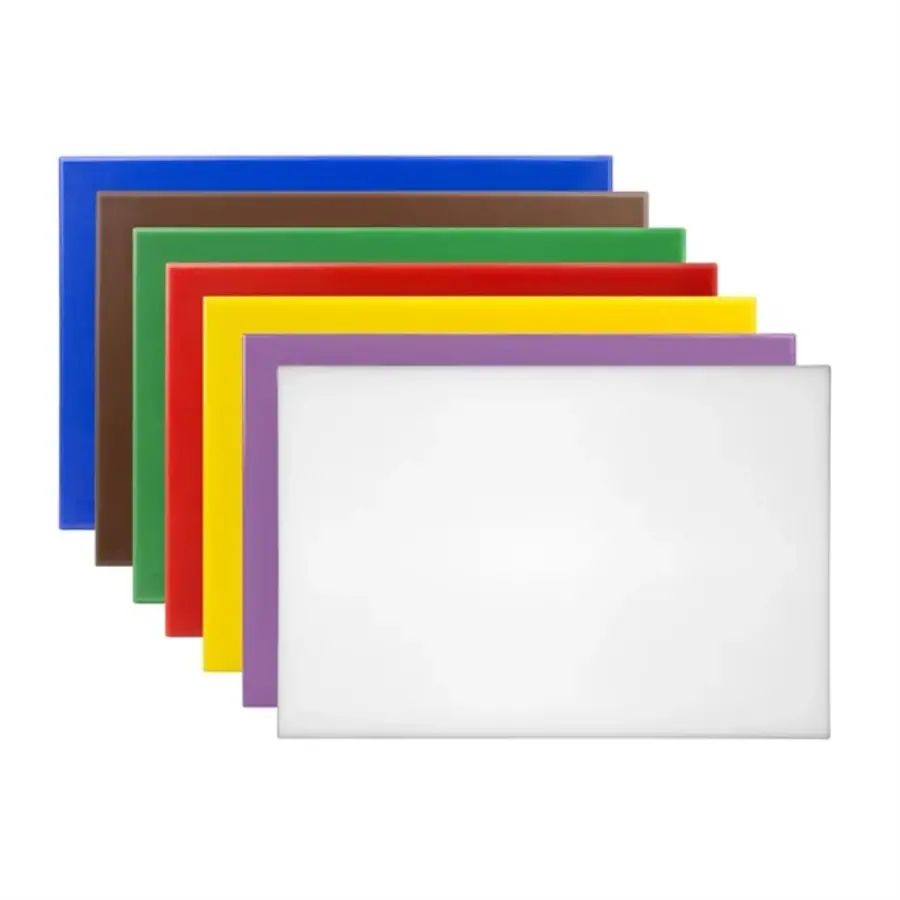Hygiplas antibacterial cutting boards | 7-way | plastic | 450 (L) x 300 (W) x 10 (H) mm