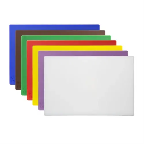  HorecaTraders Hygiplas antibacterial cutting boards | 7 set | Plastic | 450(L)x300(W)x10(H)mm 