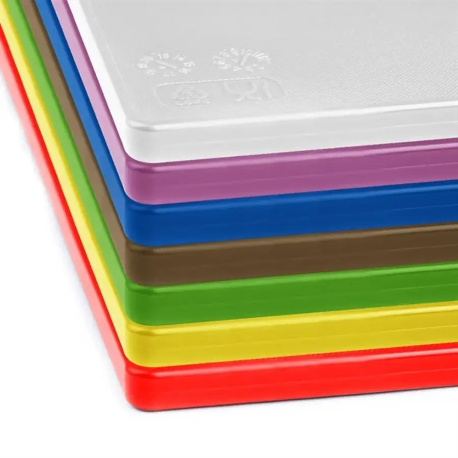 antibacterial cutting boards | 7-way | plastic | 450 (L) x 300 (W) x 10 (H) mm