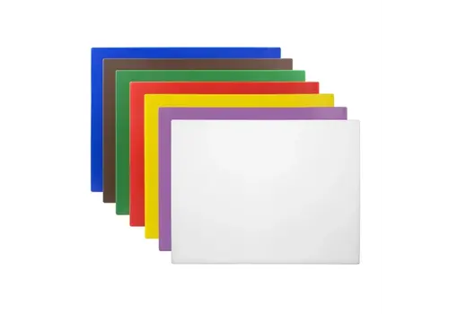  Hygiplas Schneidebretter | 7 Satz | Kunststoff | 600 (L) x 450 (B) x 10 (H) mm 