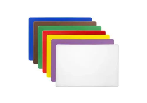  Hygiplas Schneidebretter | 7er Satz | Kunststoff | 600 (L) x 450 (B) x 20 (H) mm 