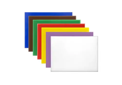  Hygiplas planches à découper | 7 ensemble | |Plastique | 305(L)x229(l)x12(H)mm 