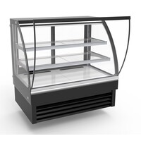Vitrine réfrigérée | Noir | Forcé