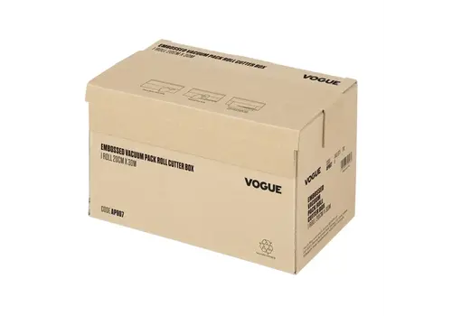  HorecaTraders Vogue vacuümverpakkingsrol met snijbox 18(h) x 27,1(b) x 16,4(d)cm 