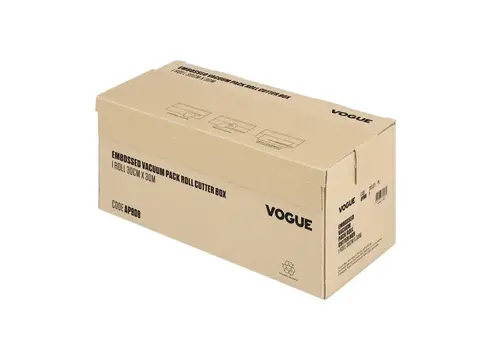  HorecaTraders Rouleau d'emballage sous vide Vogue avec boîte de découpe 17,85 (h) x 37,2 (l) x 17 (p) cm 