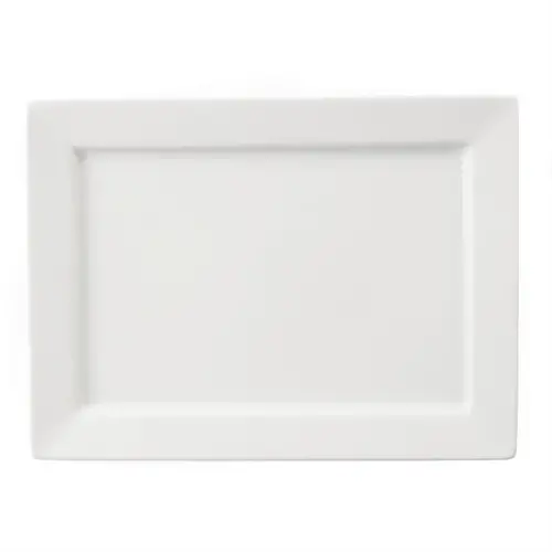  Olympia Whiteware | rectangular bowl with wide rim | 400x295mm 