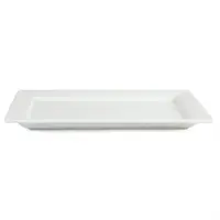 Whiteware | rectangular bowl with wide rim | 400x295mm