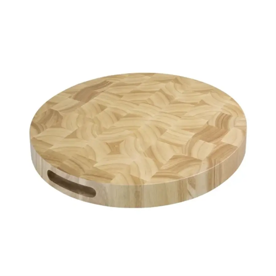 Ronde houten snijplank | 4,5(h)x40(Ø)cm