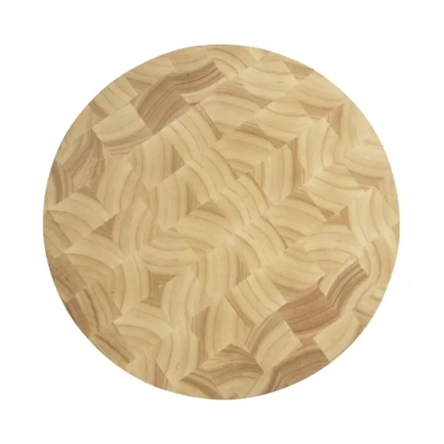 Planche à découper ronde en bois | 4,5(h)x40(Ø)cm