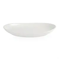 Olympia Whiteware deep oval plates | 4 pieces | 304mm | 30.4(w) x 19(d)cm