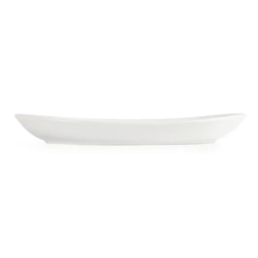 Olympia Whiteware deep oval plates | 4 pieces | 304mm | 30.4(w) x 19(d)cm