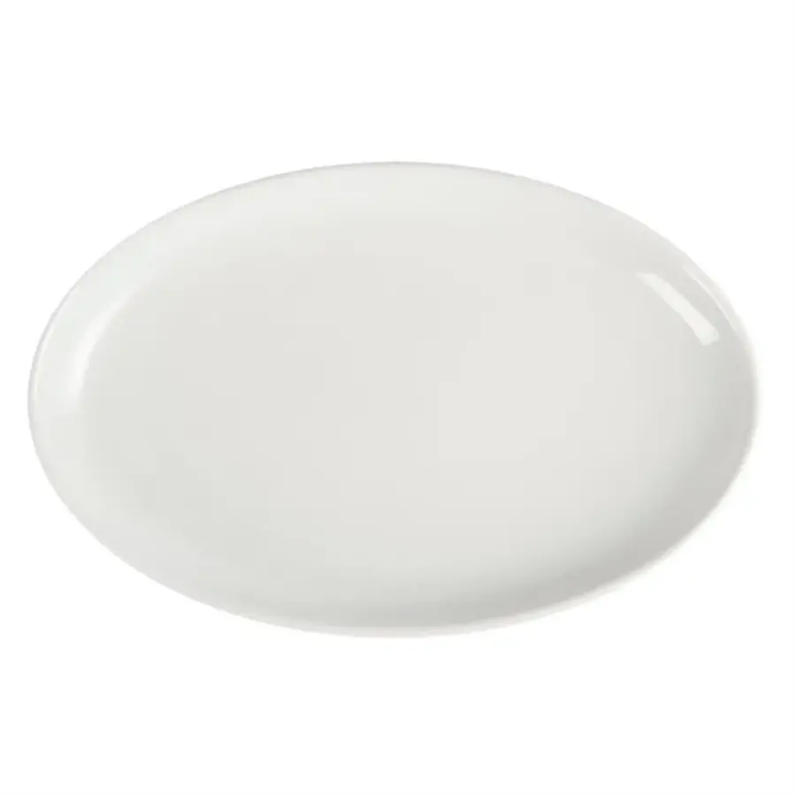 Tiefe ovale Teller von Olympia Whiteware | 4 Stück | 304 mm | 30,4 (B) x 19 (T) cm