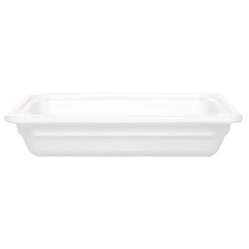  HorecaTraders Ceramic GN 1/2 container | 3.1L | 6.5(h) x 32(w) x 26(d)cm | 