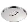 HorecaTraders Couvercle en acier inoxydable Vogue 180 mm