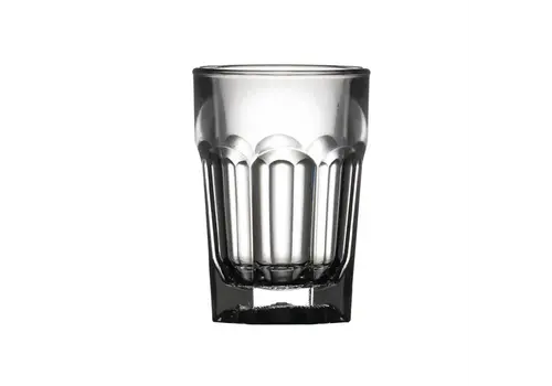  HorecaTraders Verres à liqueur en polycarbonate 25 ml marqués CE | 24 pièces | 