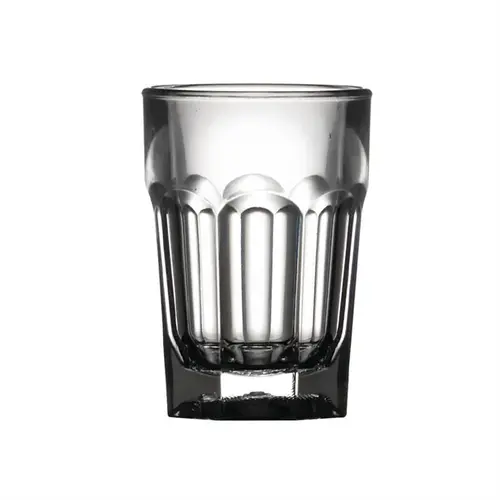  HorecaTraders Schnapsgläser aus Polycarbonat, 25 ml, CE-gekennzeichnet | 24 Stück | 