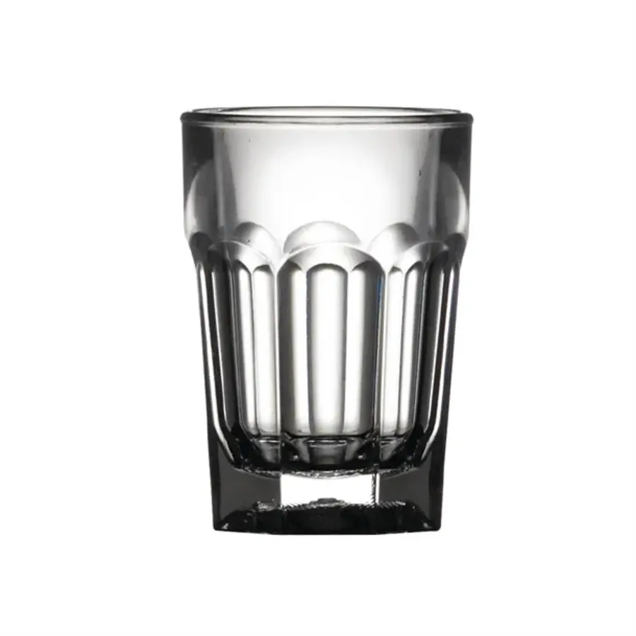 Verres à liqueur en polycarbonate 25 ml marqués CE | 24 pièces |