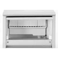 Machine à glace Polar série U | capacité de 21 kg | acier inoxydable | 59 x 35,5 x 43,5 cm