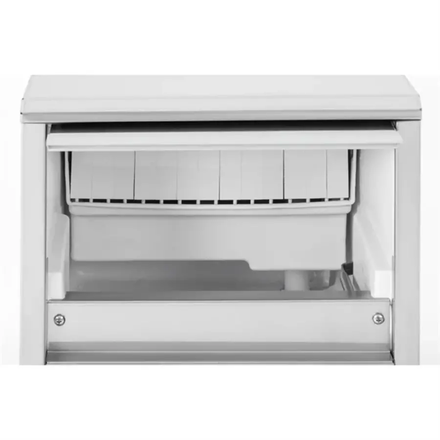 Machine à glace Polar série U | capacité de 21 kg | acier inoxydable | 59 x 35,5 x 43,5 cm