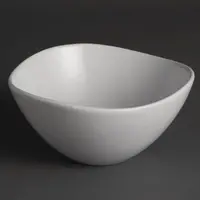 Bols ondulés en faïence blanche | 15 cm | (12 pièces)