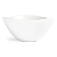 Bols ondulés en faïence blanche | 15 cm | (12 pièces)