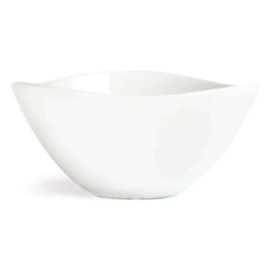 Whiteware wavy bowls | 15cm | (12 pieces)