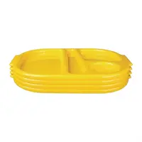 Kristallon fresh food container polycarbonate compartment yellow 375mm
