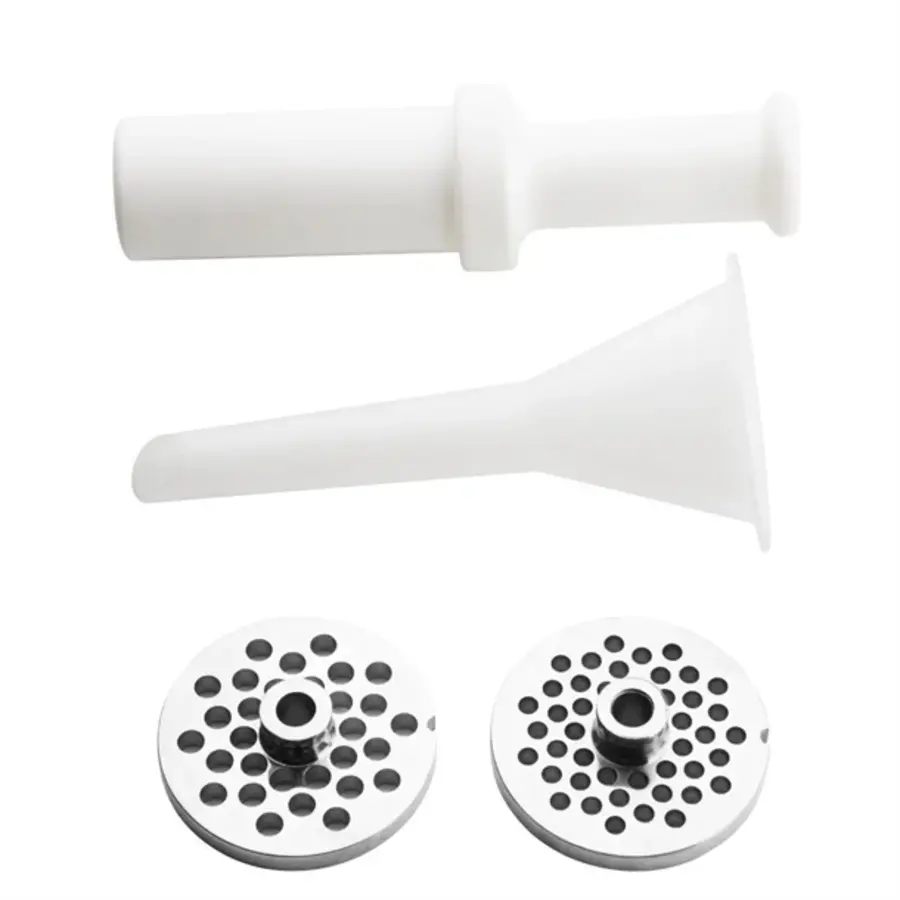 Hachoir à viande robuste Buffalo taille 22 | Aluminium et acier inoxydable | 220-240V