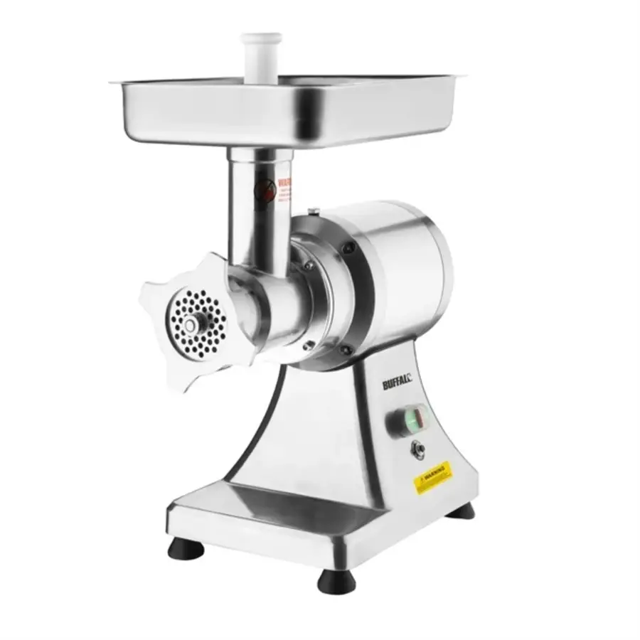 Hachoir à viande robuste Buffalo taille 22 | Aluminium et acier inoxydable | 220-240V